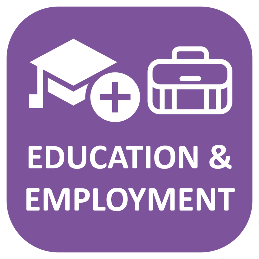 education employment icons