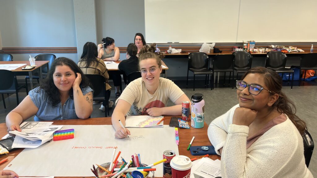 Group of diverse students collaborating