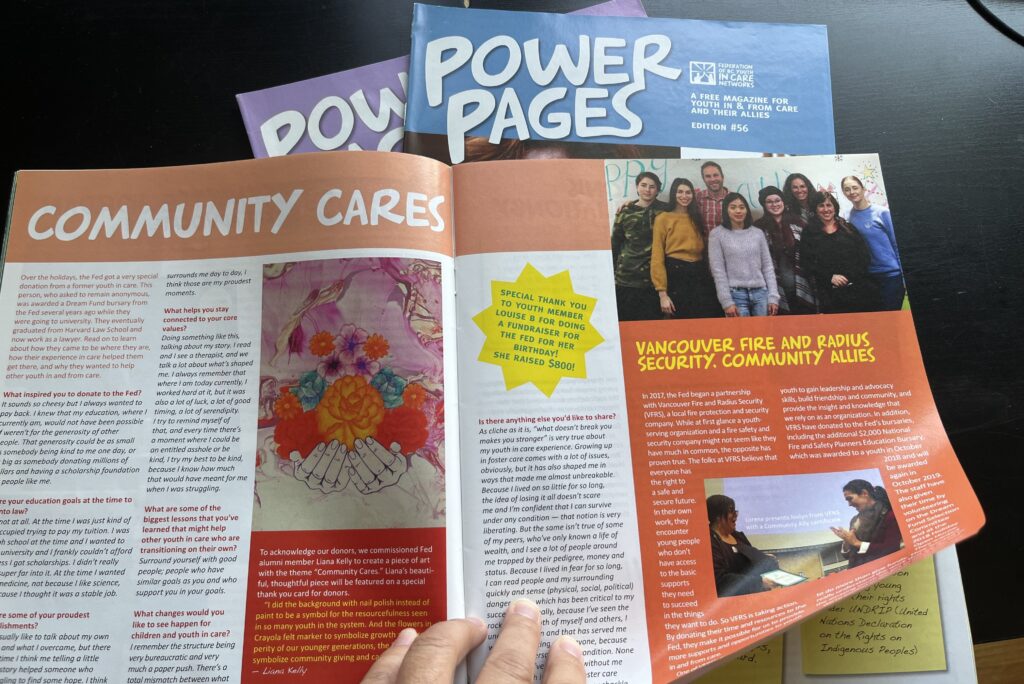community care publication magazine layout
