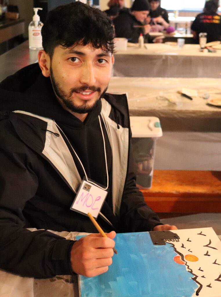 creative artist in community workshop